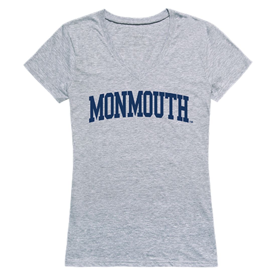 Monmouth University Game Day Womens T-Shirt Heather Grey-Campus-Wardrobe