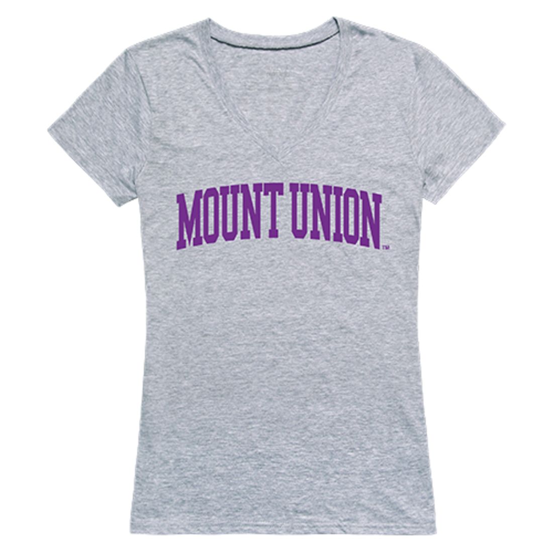 University of Mount Union Game Day Womens T-Shirt Heather Grey-Campus-Wardrobe