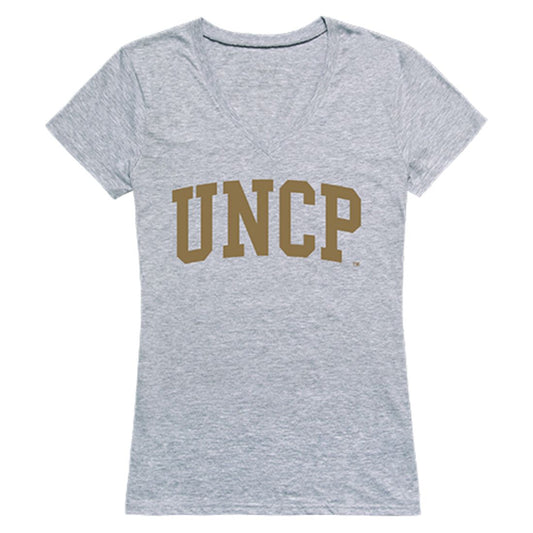 UNCP University of North Carolina at Pembroke Game Day Womens T-Shirt Heather Grey-Campus-Wardrobe