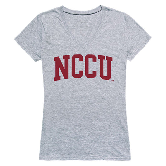 NCCU North Carolina Central University Game Day Womens T-Shirt Heather Grey-Campus-Wardrobe