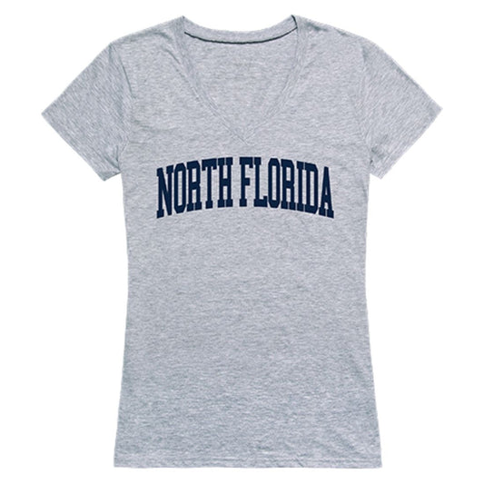 UNF University of North Florida Game Day Womens T-Shirt Heather Grey-Campus-Wardrobe