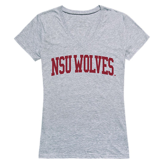 NSU Northern State University Game Day Womens T-Shirt Heather Grey-Campus-Wardrobe