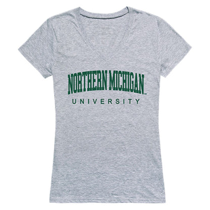 NMU Northern Michigan University Game Day Womens T-Shirt Heather Grey-Campus-Wardrobe
