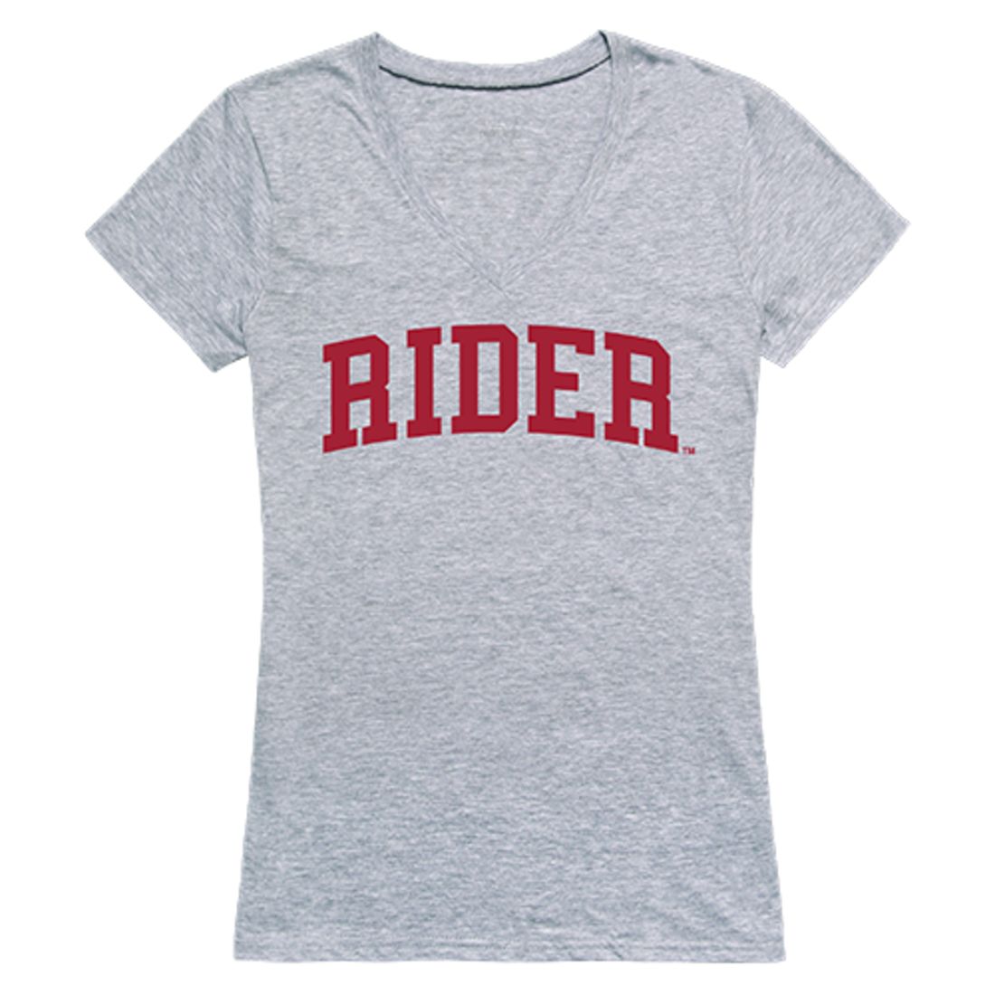 Rider University Game Day Womens T-Shirt Heather Grey-Campus-Wardrobe