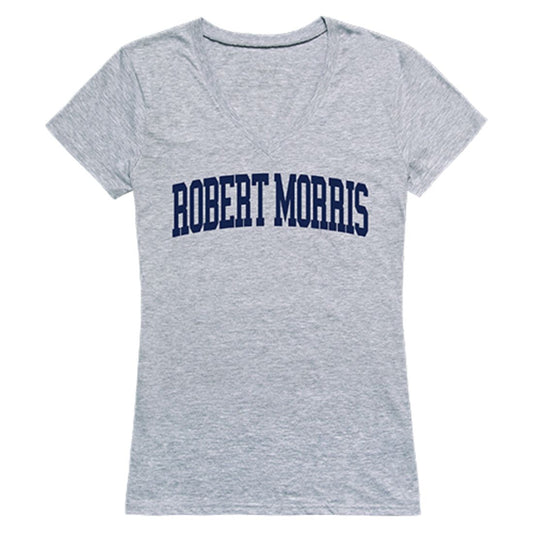 RMU Robert Morris University Game Day Womens T-Shirt Heather Grey-Campus-Wardrobe
