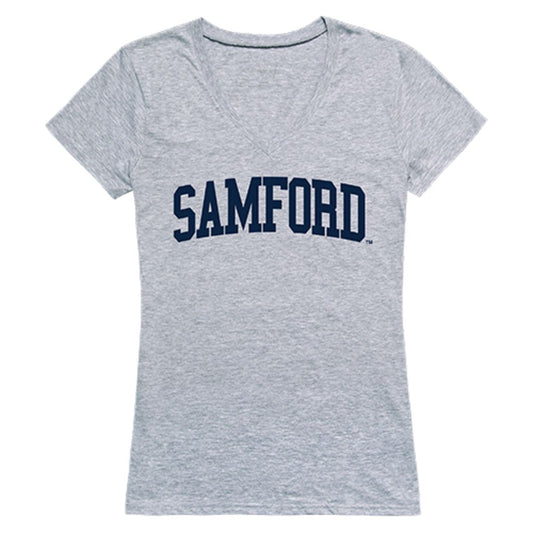 Samford University Game Day Womens T-Shirt Heather Grey-Campus-Wardrobe