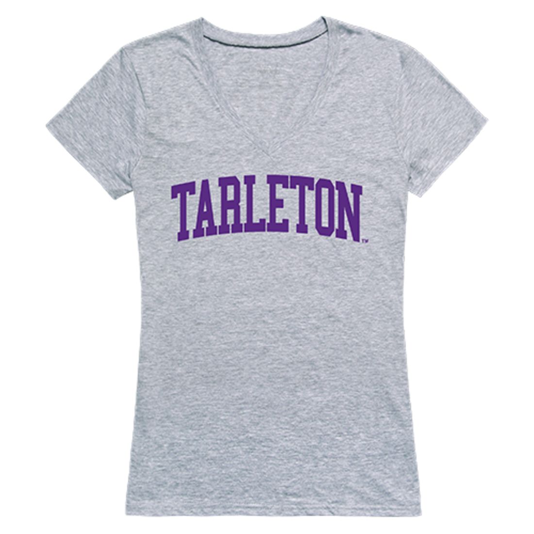 Tarleton State University Game Day Womens T-Shirt Heather Grey-Campus-Wardrobe