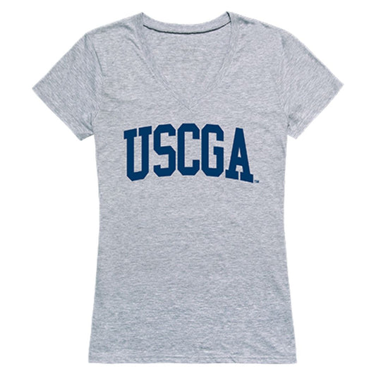 USCGA United States Coast Guard Academy Game Day Womens T-Shirt Heather Grey-Campus-Wardrobe