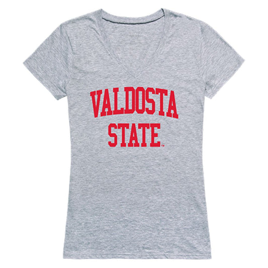 Valdosta V-State University Game Day Womens T-Shirt Heather Grey-Campus-Wardrobe