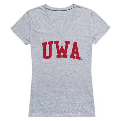 UWA University of West Alabama Game Day Womens T-Shirt Heather Grey-Campus-Wardrobe
