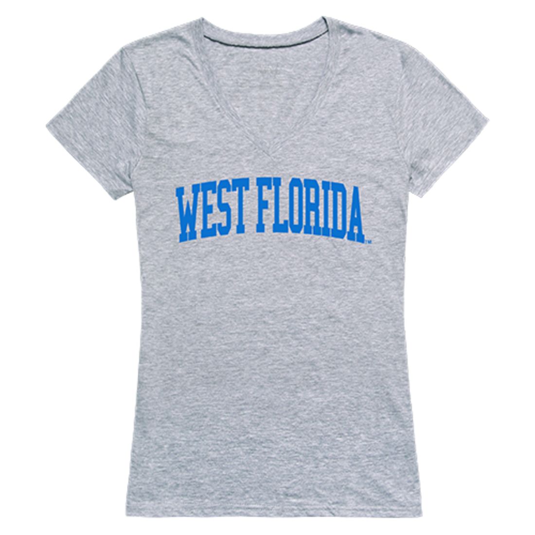 UWF University of West Florida Game Day Womens T-Shirt Heather Grey-Campus-Wardrobe