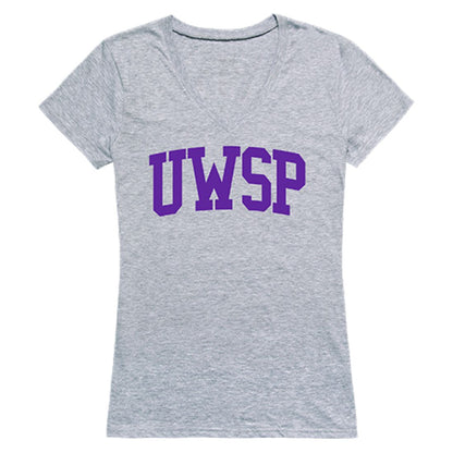 UWSP University of Wisconsin Stevens Point Game Day Womens T-Shirt Heather Grey-Campus-Wardrobe