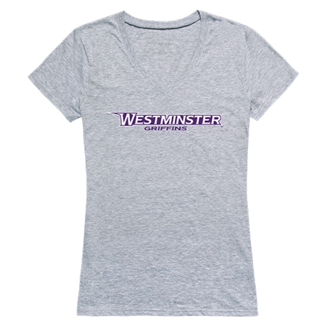 Westminster College Game Day Womens T-Shirt Heather Grey-Campus-Wardrobe