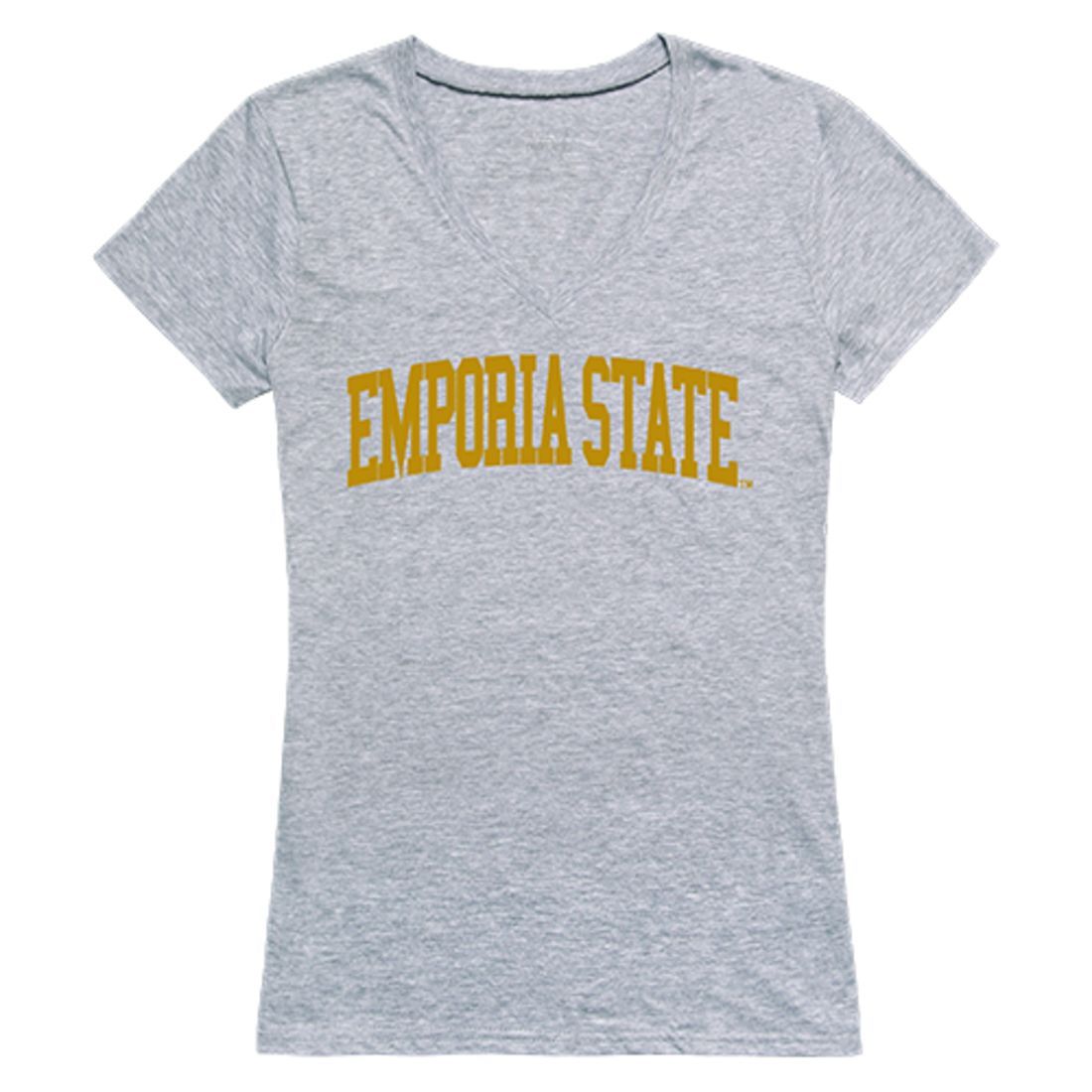 Emporia State University Game Day Womens T-Shirt Heather Grey-Campus-Wardrobe