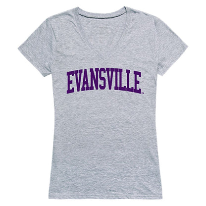 University of Evansville Game Day Womens T-Shirt Heather Grey-Campus-Wardrobe