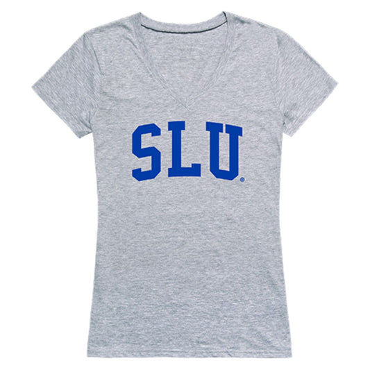 SLU Saint Louis University Game Day Womens T-Shirt Heather Grey-Campus-Wardrobe