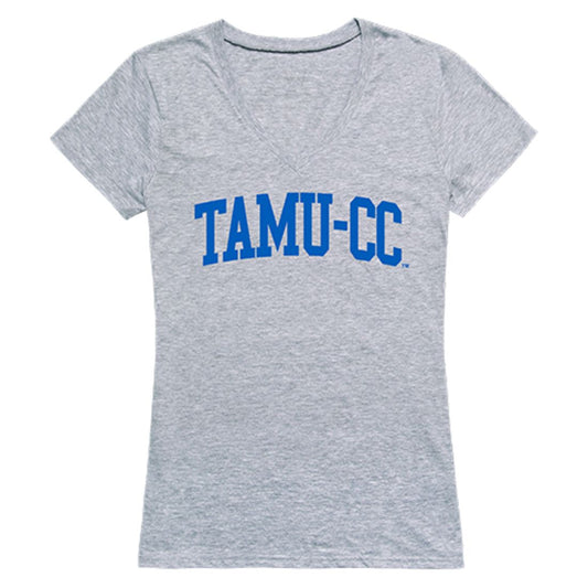TAMUCC Texas A&M University Corpus Christi Game Day Womens T-Shirt Heather Grey-Campus-Wardrobe