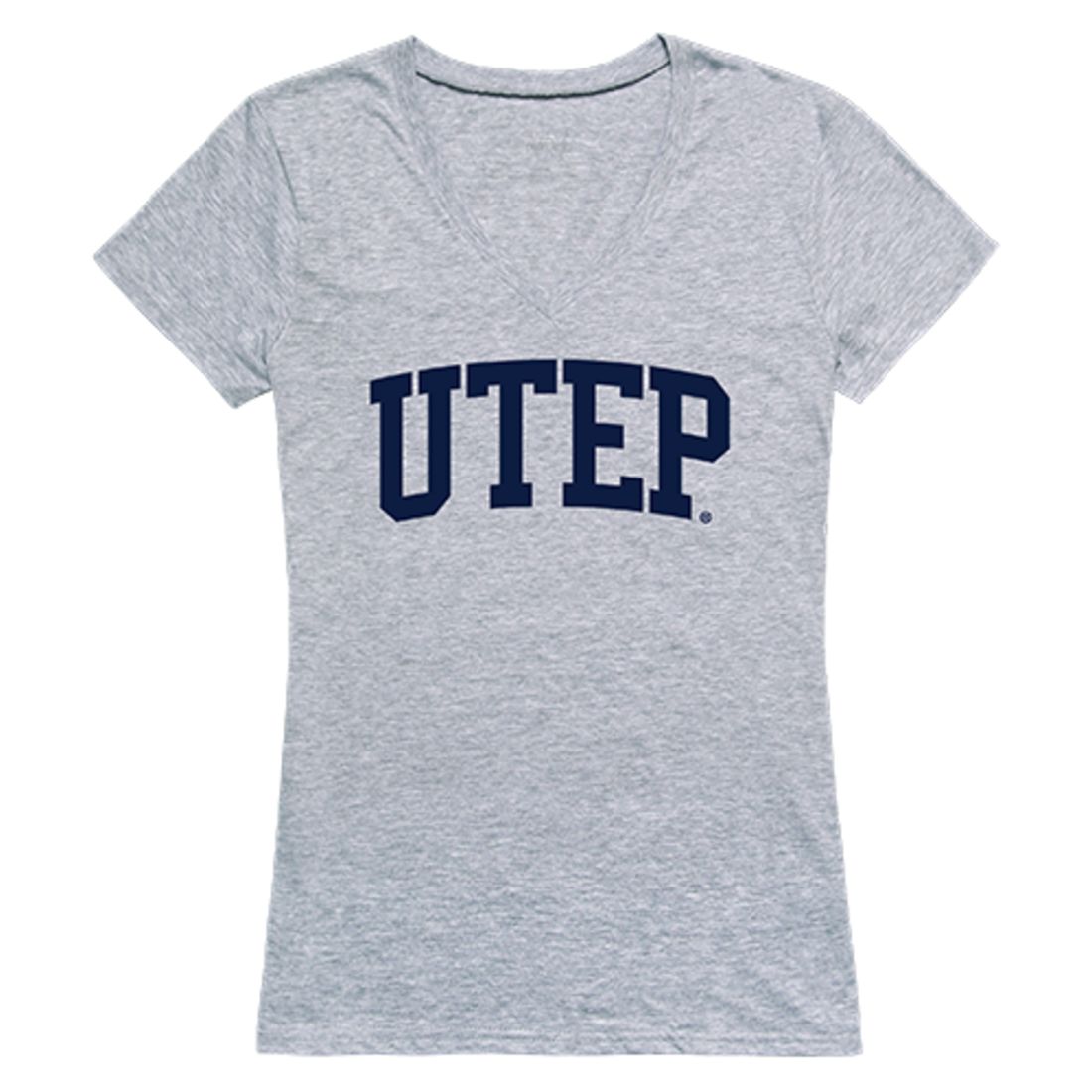 UTEP University of Texas at El Paso Game Day Womens T-Shirt Heather Grey-Campus-Wardrobe