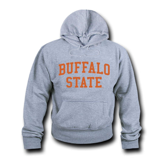 SUNY Buffalo State College Game Day Hoodie Sweatshirt Heather Grey-Campus-Wardrobe
