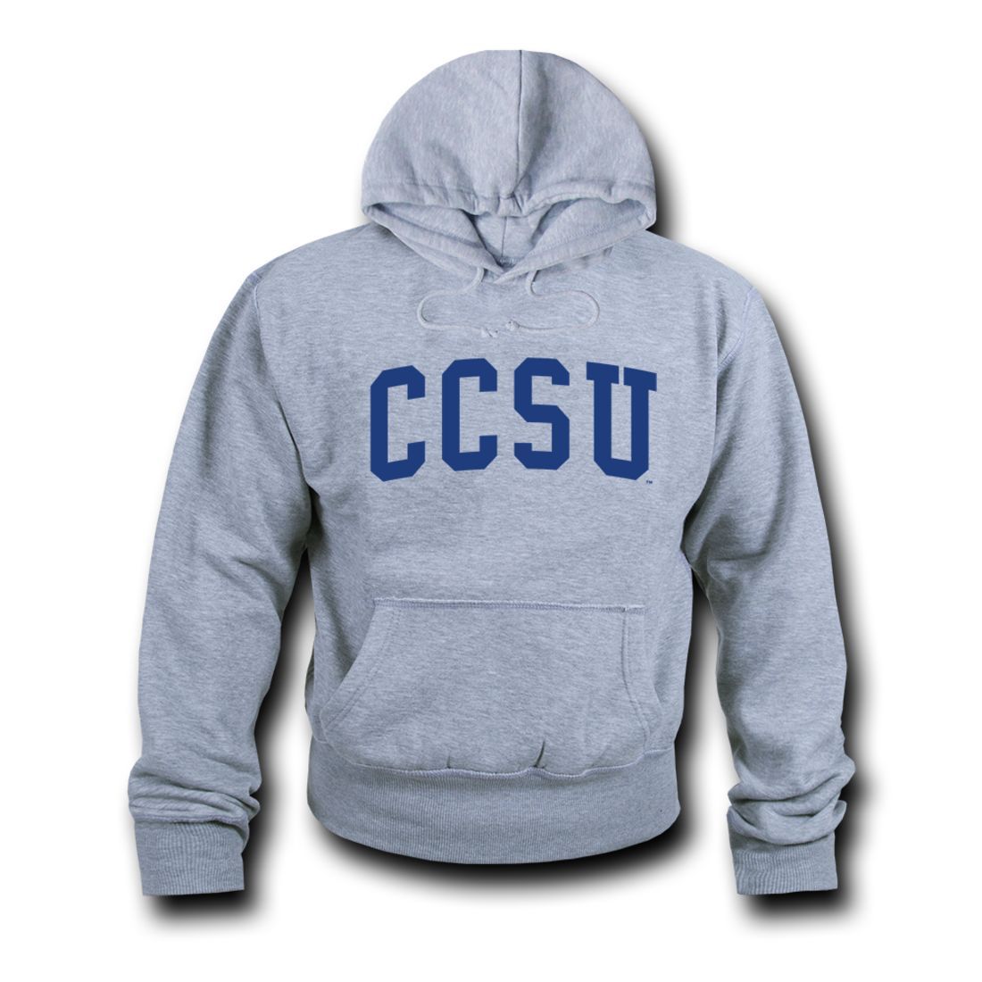 CCSU Central Connecticut State University Game Day Hoodie Sweatshirt Heather Grey-Campus-Wardrobe
