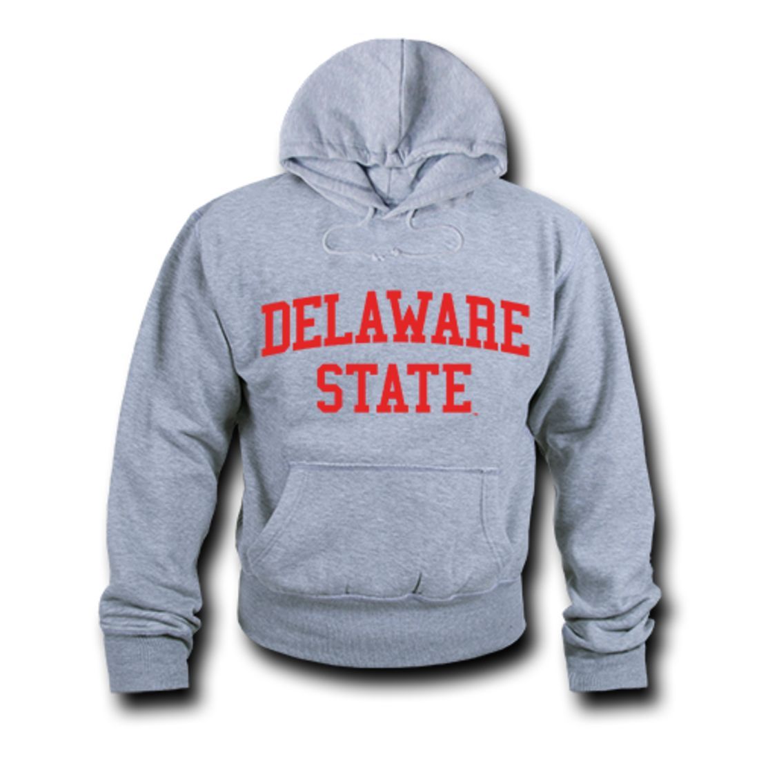 DSU Delaware State University Game Day Hoodie Sweatshirt Heather Grey-Campus-Wardrobe