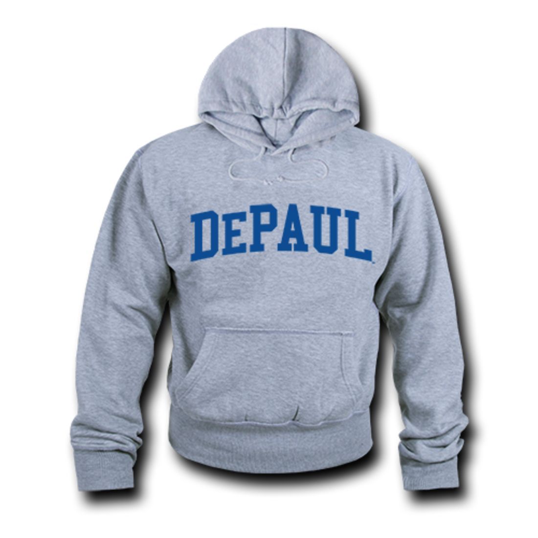 DePaul University Game Day Hoodie Sweatshirt Heather Grey-Campus-Wardrobe