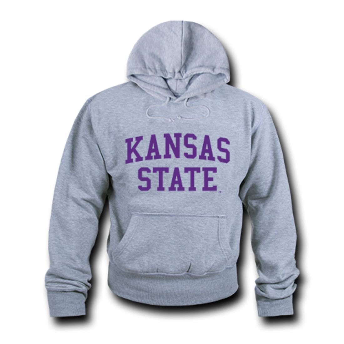 KSU Kansas State University Game Day Hoodie Sweatshirt Heather Grey-Campus-Wardrobe