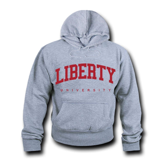 Liberty University Game Day Hoodie Sweatshirt Heather Grey-Campus-Wardrobe
