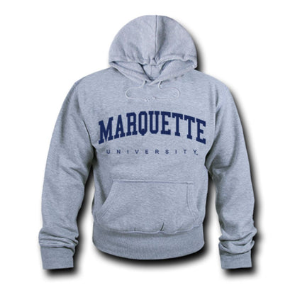 Marquette University Game Day Hoodie Sweatshirt Heather Grey-Campus-Wardrobe