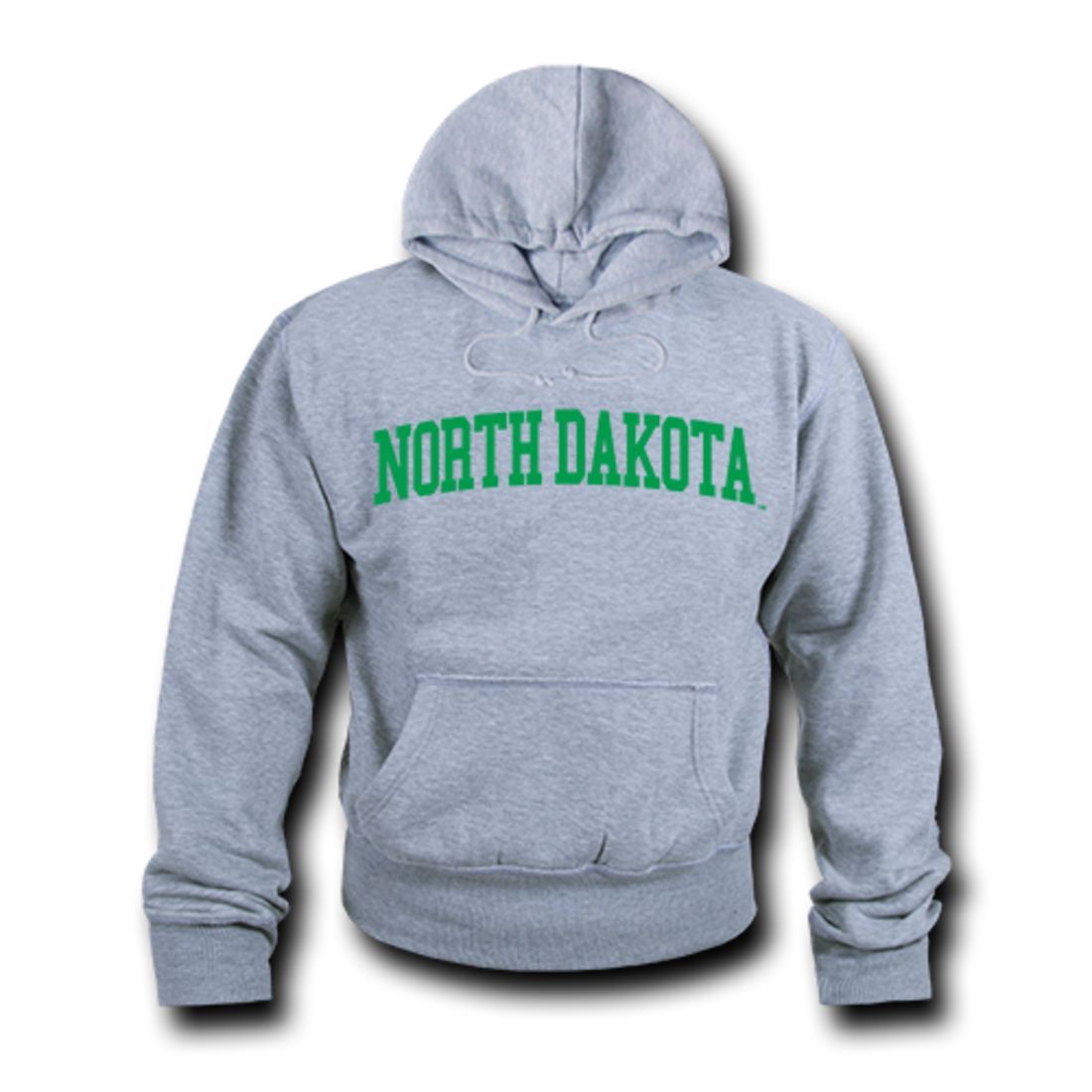 UND University of North Dakota Game Day Hoodie Sweatshirt Heather Grey-Campus-Wardrobe