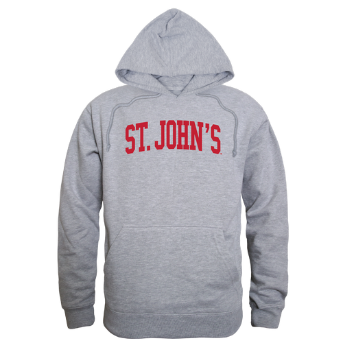 NCAA St JohnS University Hoodie Sweatshirt Gameday Fleece Pullover Heather Grey-Campus-Wardrobe