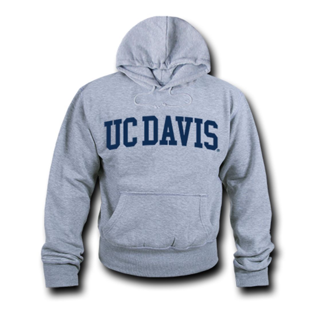 UC Davis University of California Game Day Hoodie Sweatshirt Heather Grey-Campus-Wardrobe