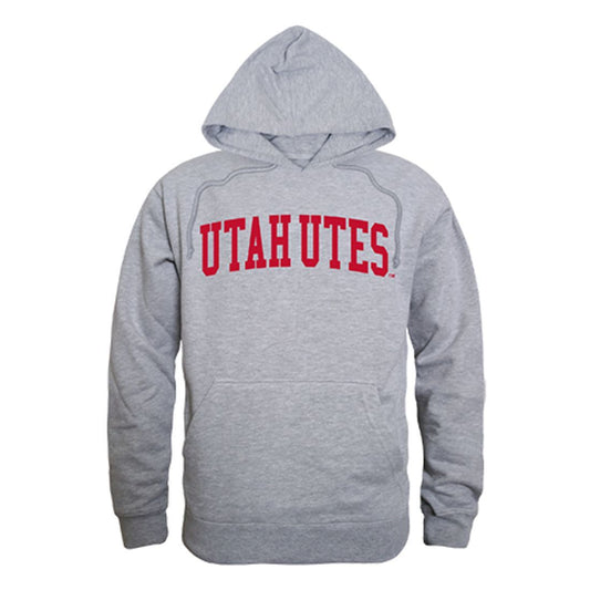 University of Utah Utes Game Day Hoodie Sweatshirt Heather Grey-Campus-Wardrobe