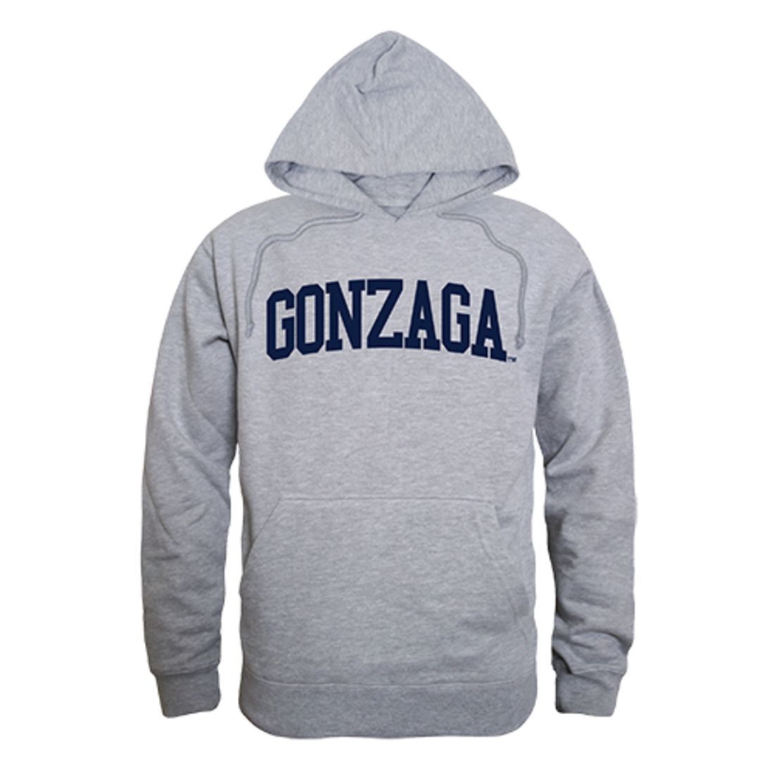 Gonzaga University Bulldogs Game Day Hoodie Sweatshirt Heather Grey-Campus-Wardrobe