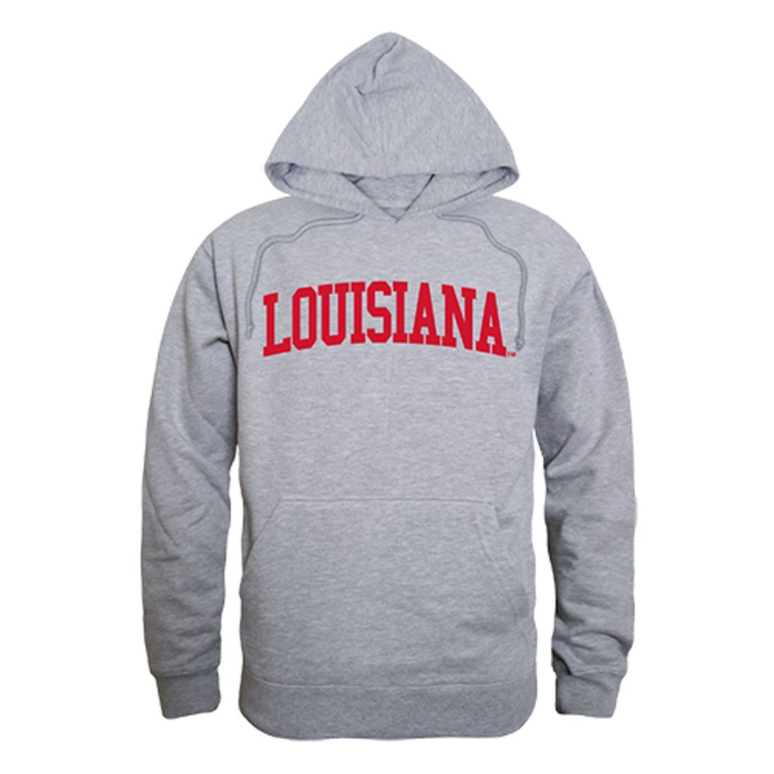 University of Louisiana at Lafayette Ragin' Cajuns Game Day Hoodie Sweatshirt Heather Grey-Campus-Wardrobe