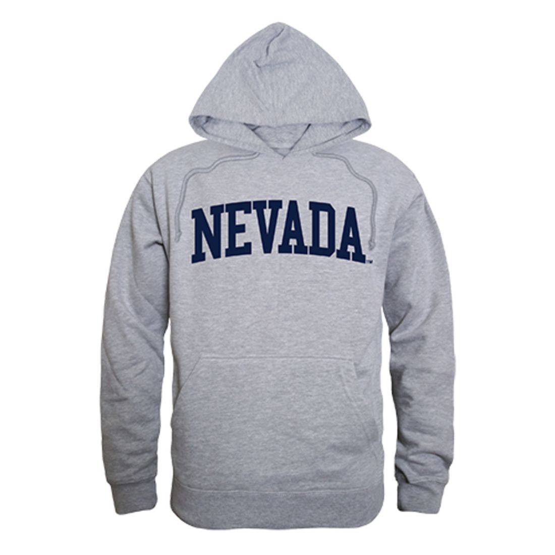 University of Nevada Wolf Pack Game Day Hoodie Sweatshirt Heather Grey-Campus-Wardrobe