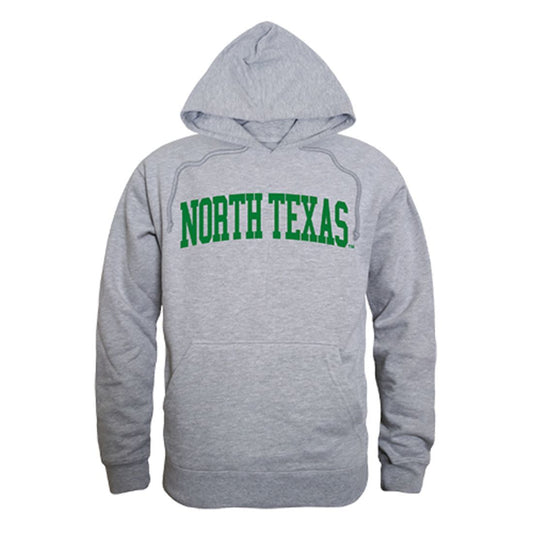 University of North Texas Mean Green Game Day Hoodie Sweatshirt Heather Grey-Campus-Wardrobe