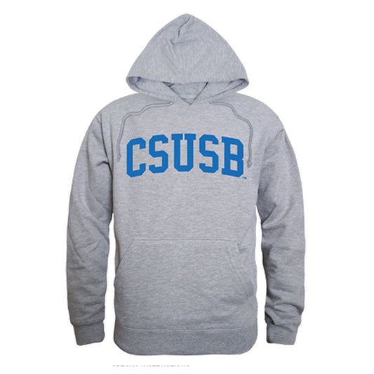 Cal State University, San Bernardino Coyotes Game Day Hoodie Sweatshirt Heather Grey-Campus-Wardrobe