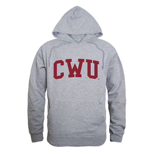 Central Washington University Wildcats Game Day Hoodie Sweatshirt Heather Grey-Campus-Wardrobe