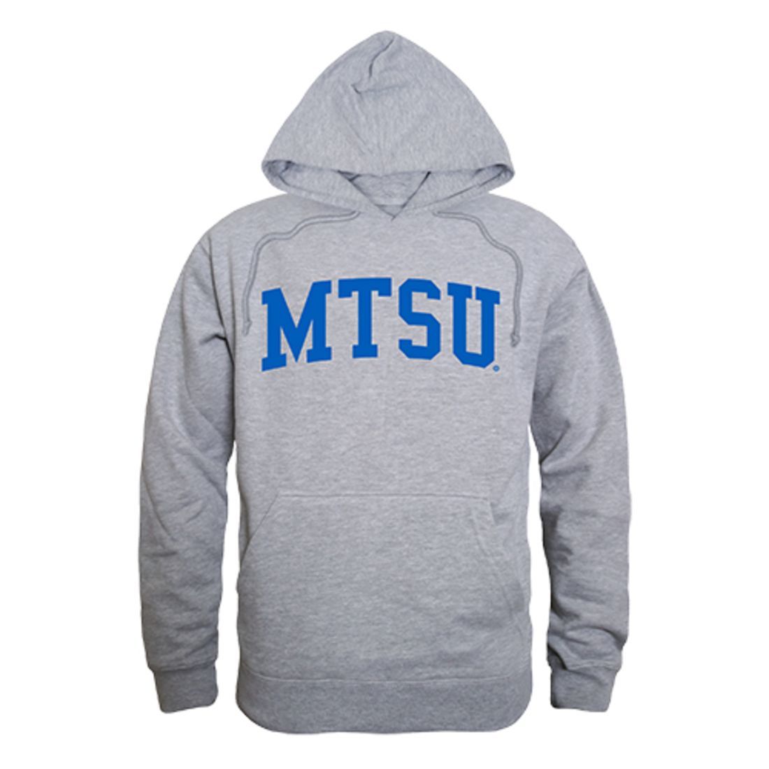 Middle Tennessee State University Blue Raiders Game Day Hoodie Sweatshirt Heather Grey-Campus-Wardrobe