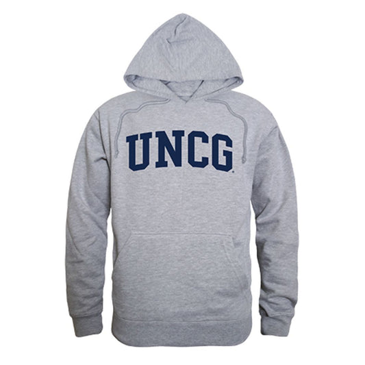 University of North Carolina at Greensboro Spartans Game Day Hoodie Sweatshirt Heather Grey-Campus-Wardrobe