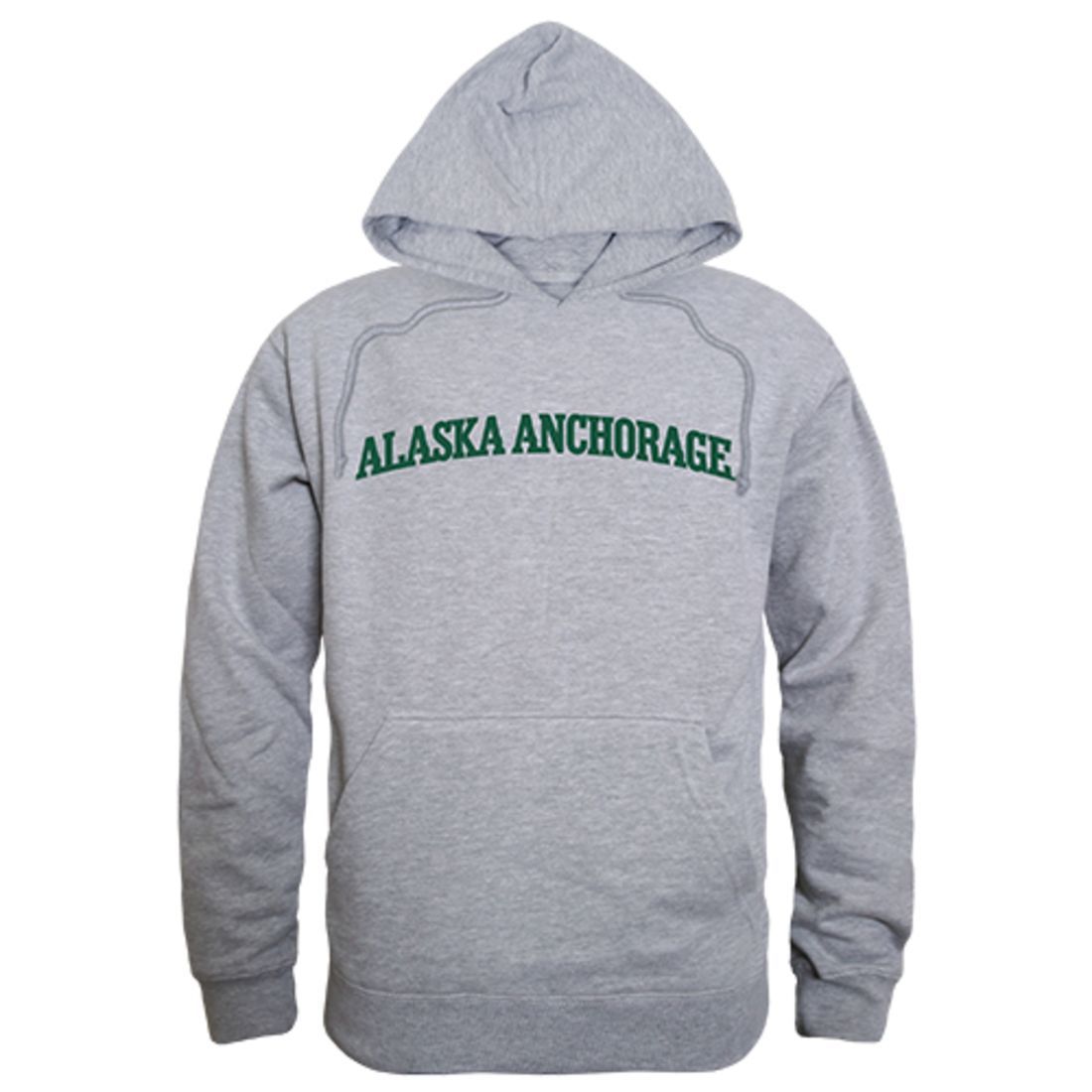 UAA University of Alaska Anchorage Game Day Hoodie Sweatshirt Heather Grey-Campus-Wardrobe