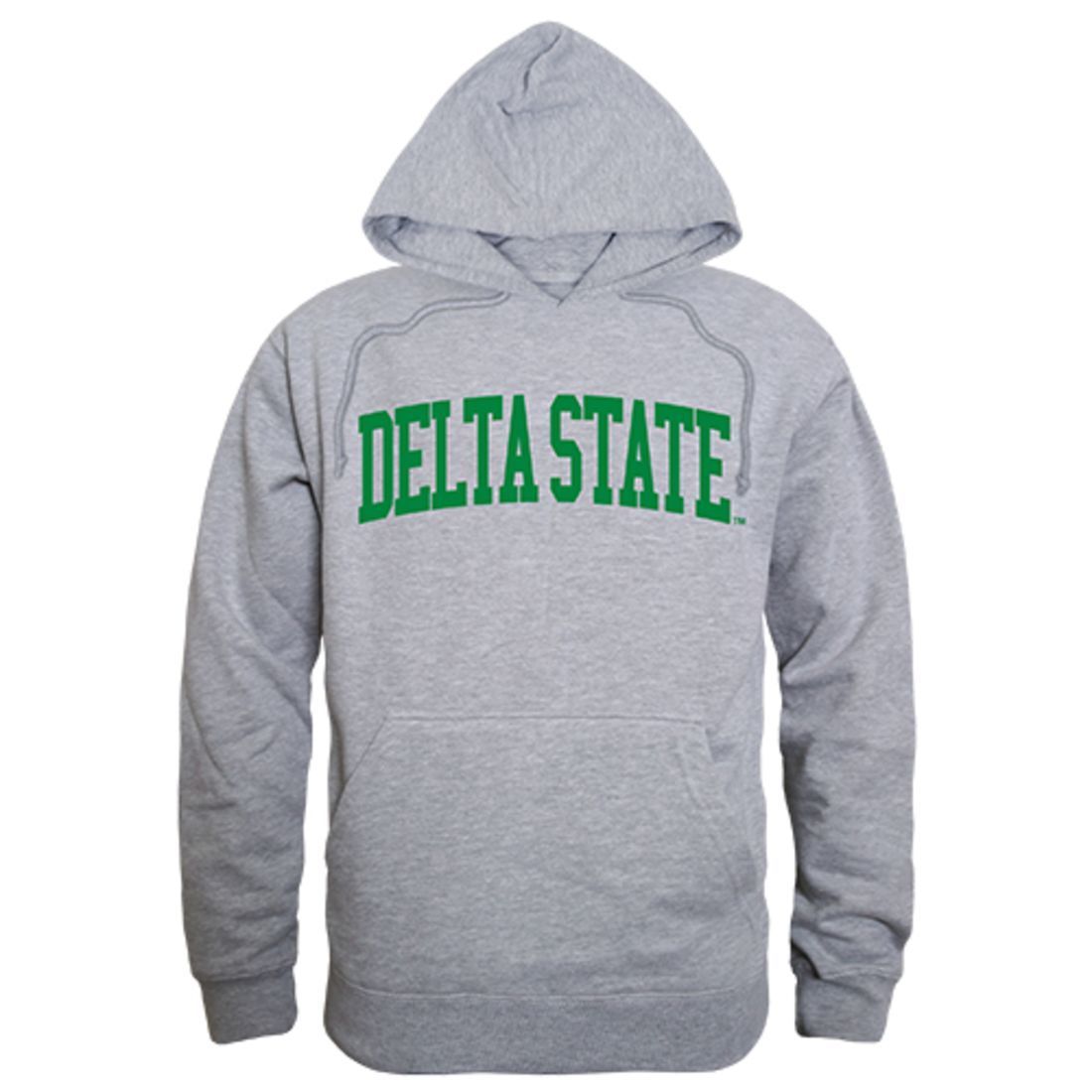 DSU Delta State University Game Day Hoodie Sweatshirt Heather Grey-Campus-Wardrobe