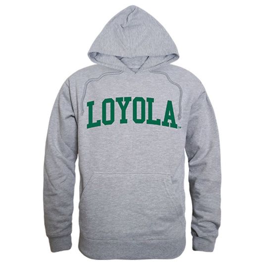 Loyola University Maryland Game Day Hoodie Sweatshirt Heather Grey-Campus-Wardrobe
