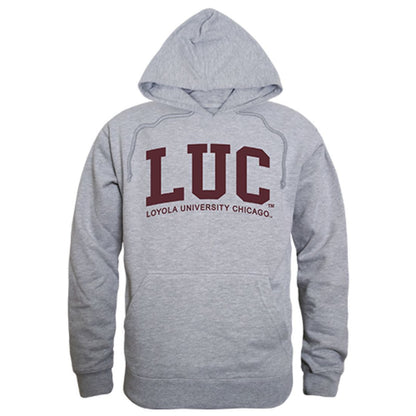 LUC Loyola University Chicago Game Day Hoodie Sweatshirt Heather Grey-Campus-Wardrobe
