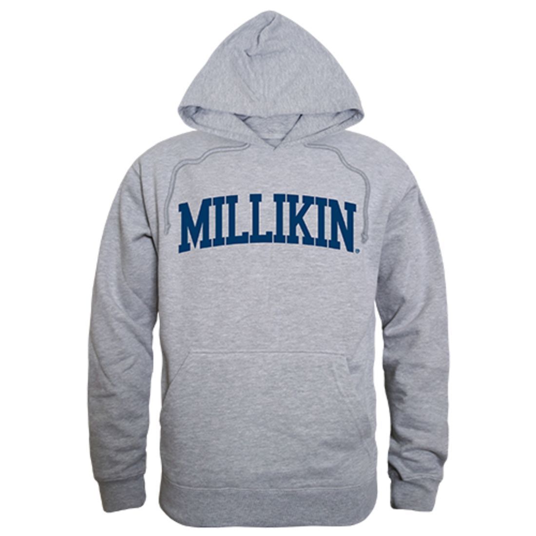 Millikin University Game Day Hoodie Sweatshirt Heather Grey-Campus-Wardrobe