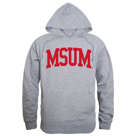 MSUM Minnesota State University Moorhead Game Day Hoodie Sweatshirt Heather Grey-Campus-Wardrobe