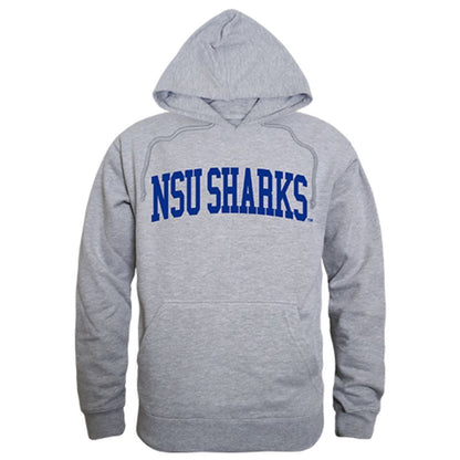 NSU Nova Southeastern University Game Day Hoodie Sweatshirt Heather Grey-Campus-Wardrobe