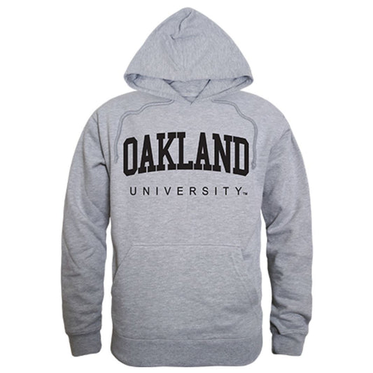 Oakland University Game Day Hoodie Sweatshirt Heather Grey-Campus-Wardrobe