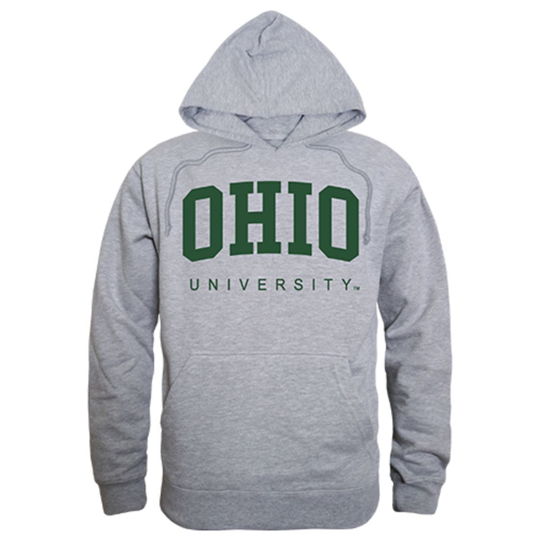 Ohio University Game Day Hoodie Sweatshirt Heather Grey-Campus-Wardrobe
